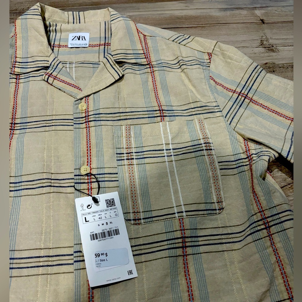 Zara button down shirt